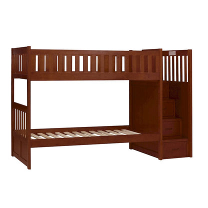 Homelegance  - Rowe Twin/Twin Step Bunk Bed - B2013SBDC-1x  view 7