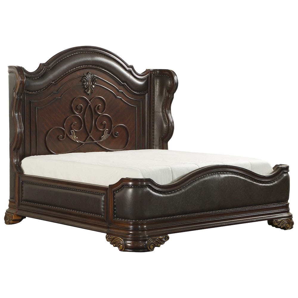 Homelegance  - Royal Highlands Queen Bed in Brown - 1603-1x  view 1