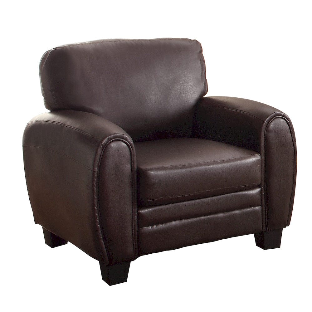Homelegance  - Rubin Chair in Dark brown - 9734DB-1  view 1
