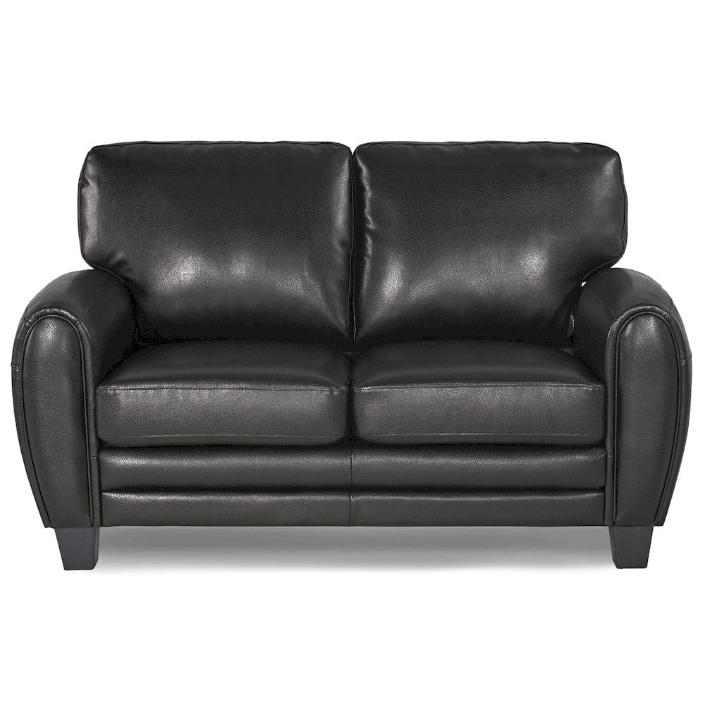 Homelegance  - Rubin Love Seat in Black - 9734BK-2  view 1