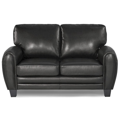 Homelegance  - Rubin Love Seat in Black - 9734BK-2  view 1