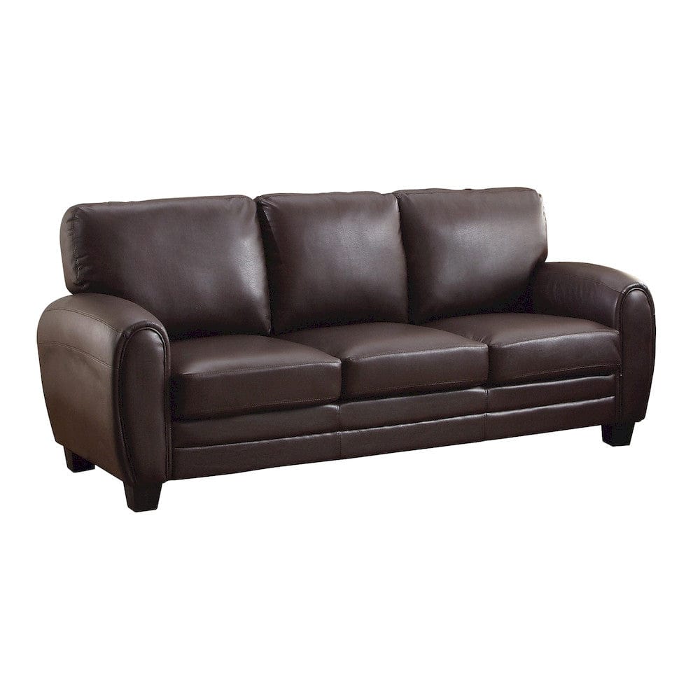 Homelegance  - Rubin Sofa in Dark brown - 9734DB-3  view 1