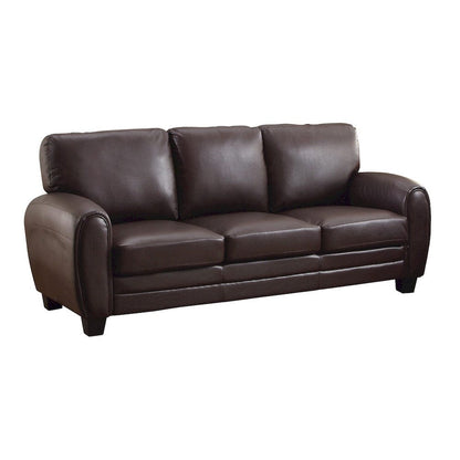 Homelegance  - Rubin Sofa in Dark brown - 9734DB-3  view 1