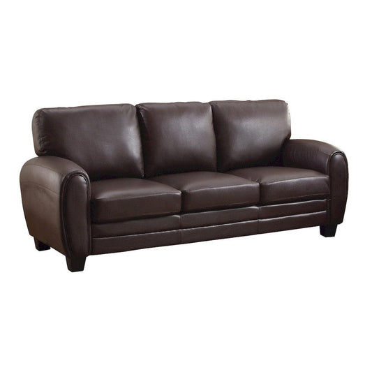 Homelegance  - Rubin Sofa in Dark brown - 9734DB-3  view 1