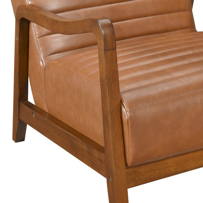 Homelegance  - Rupert Accent Chair in Matt brown - 1226BRW-1  view 2