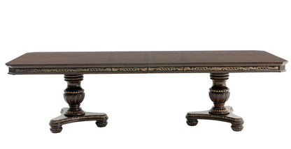 Homelegance  - Russian Hill Double Pedestal Dining Table - 1808-112x  view 1