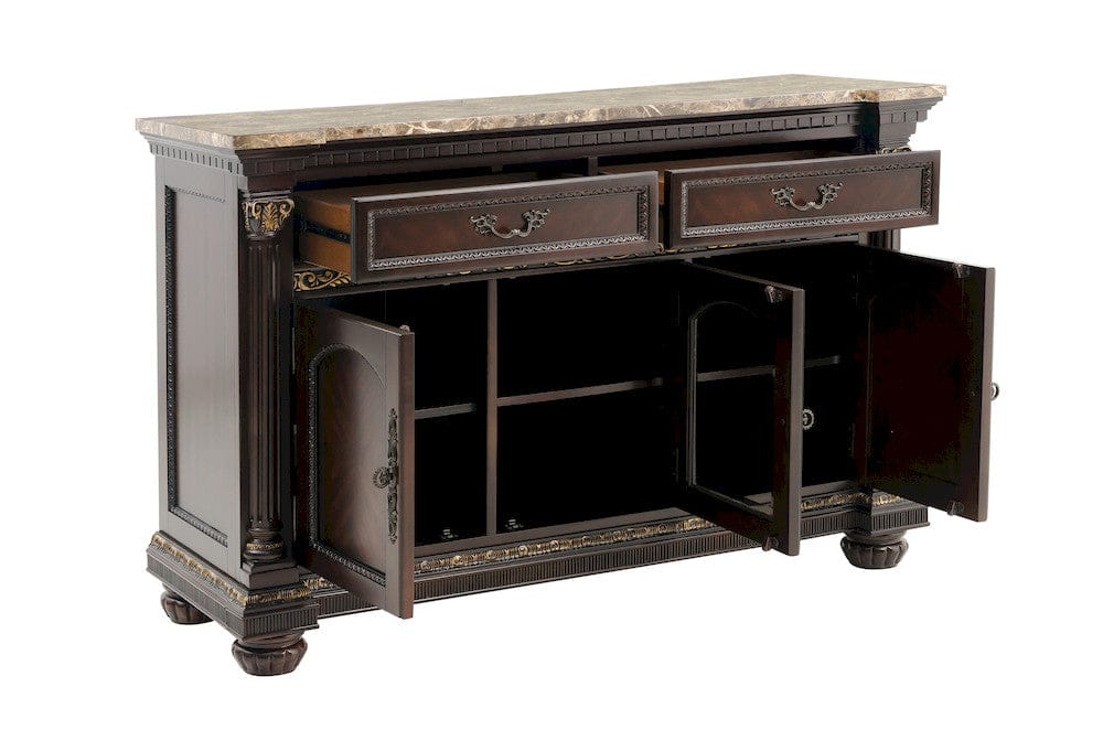 Homelegance  - Russian Hill Server W/ Faux Marble Top - 1808-40  view 4