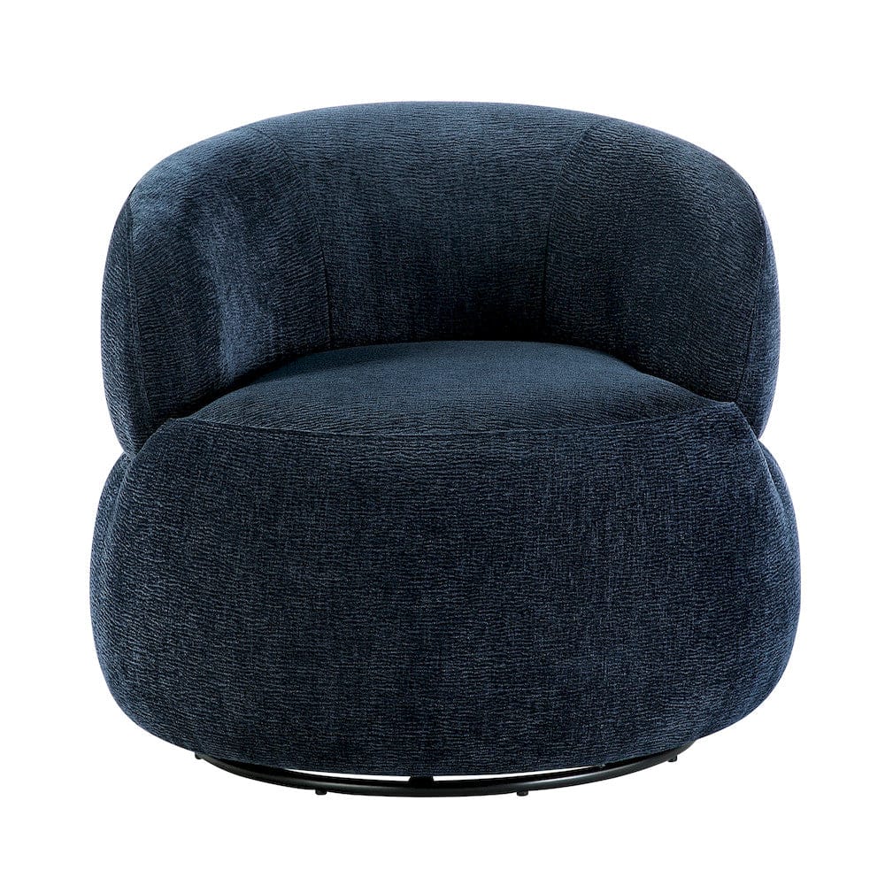 Homelegance  - Ruvo Swivel Chair in Blue - 1241BUE-1  view 1