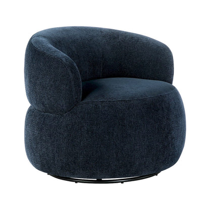 Homelegance  - Ruvo Swivel Chair in Blue - 1241BUE-1  view 2
