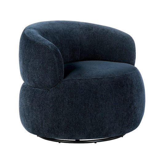 Homelegance  - Ruvo Swivel Chair in Blue - 1241BUE-1  view 2