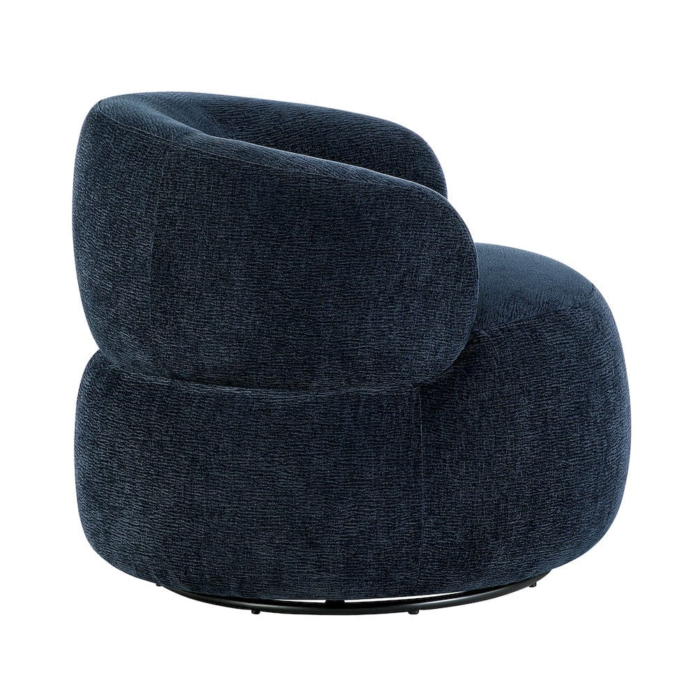 Homelegance  - Ruvo Swivel Chair in Blue - 1241BUE-1  view 5
