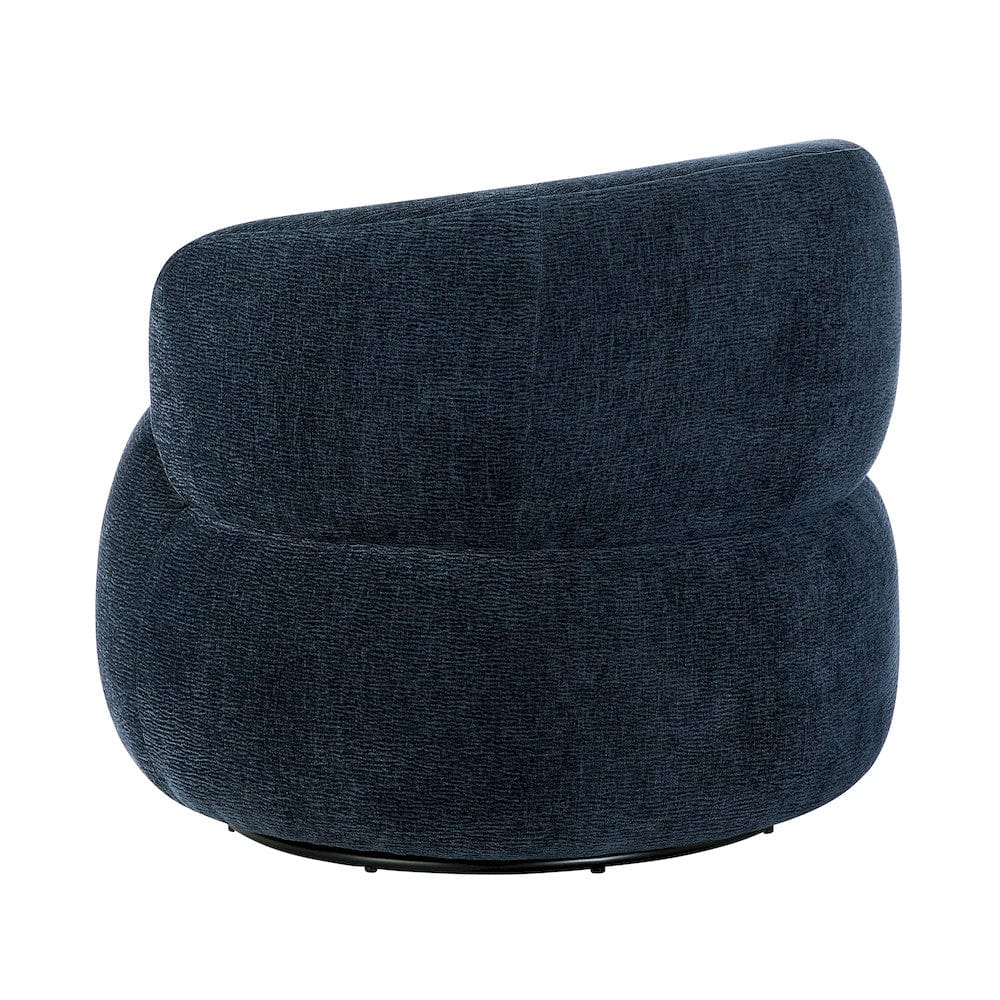 Homelegance  - Ruvo Swivel Chair in Blue - 1241BUE-1  view 6