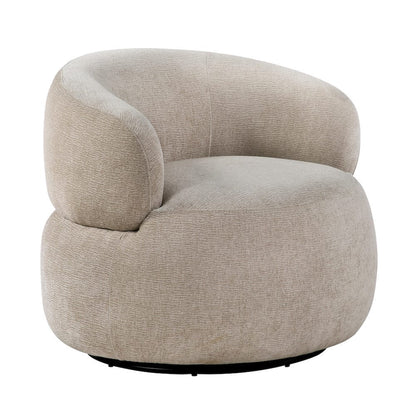 Homelegance  - Ruvo Swivel Chair in Light Brown - 1241LBR-1  view 4