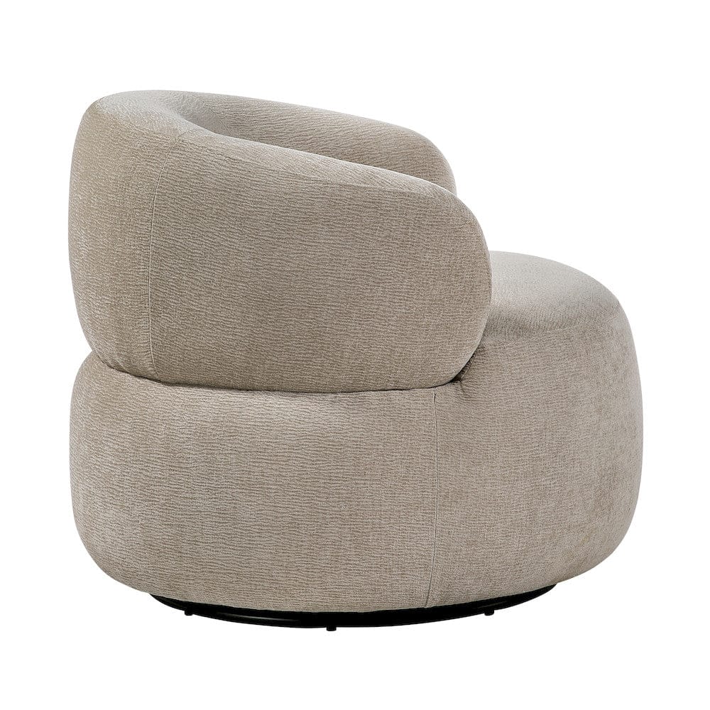 Homelegance  - Ruvo Swivel Chair in Light Brown - 1241LBR-1  view 5