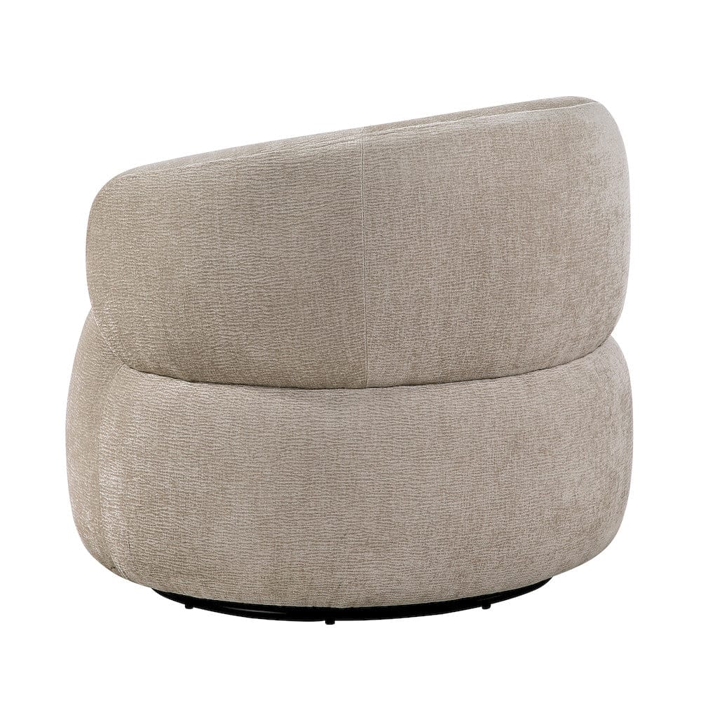 Homelegance  - Ruvo Swivel Chair in Light Brown - 1241LBR-1  view 6