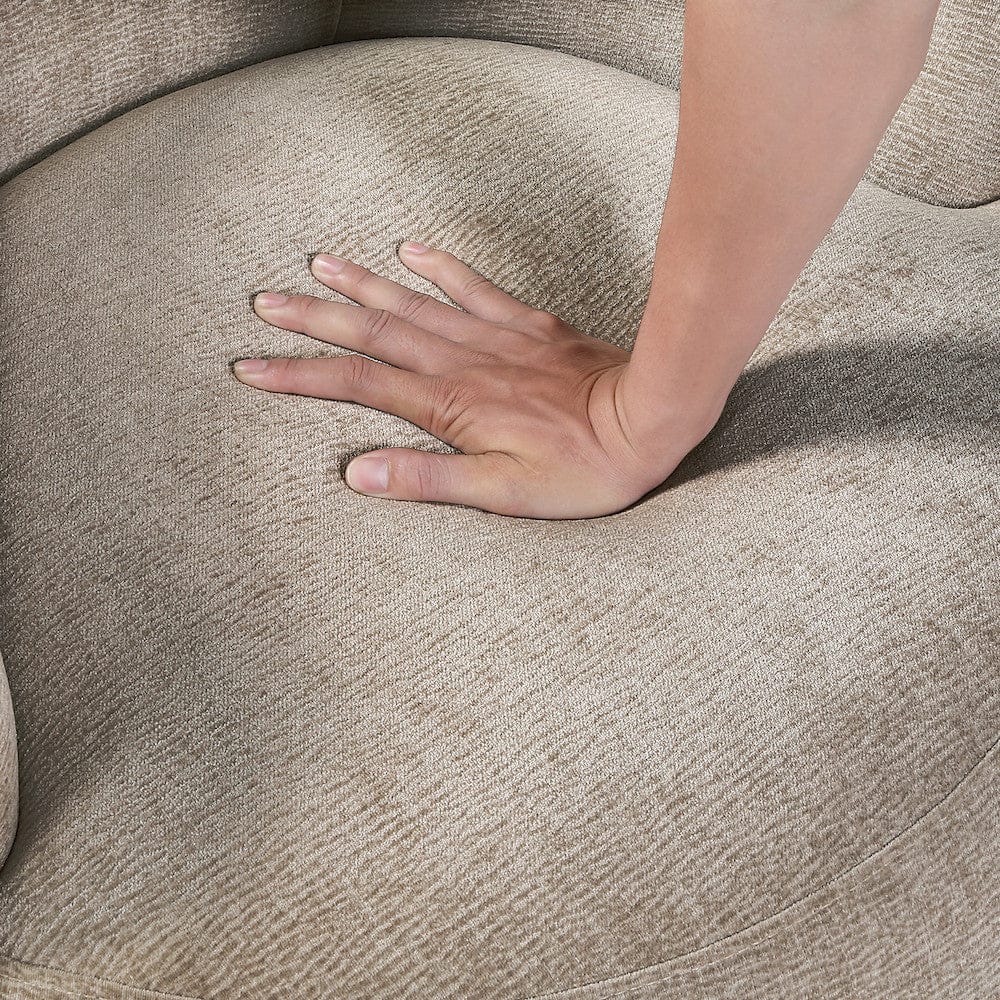 Homelegance  - Ruvo Swivel Chair in Light Brown - 1241LBR-1  view 9