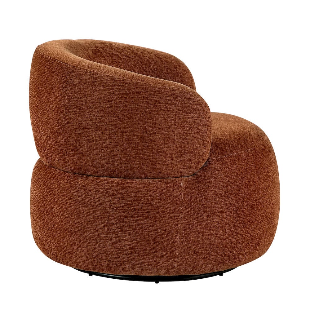 Homelegance  - Ruvo Swivel Chair in Rusty orange - 1241RST-1  view 3
