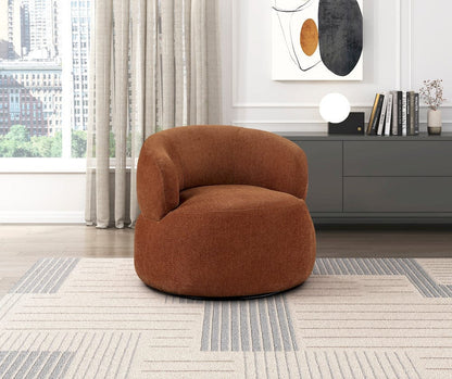 Homelegance  - Ruvo Swivel Chair in Rusty orange - 1241RST-1  view 4