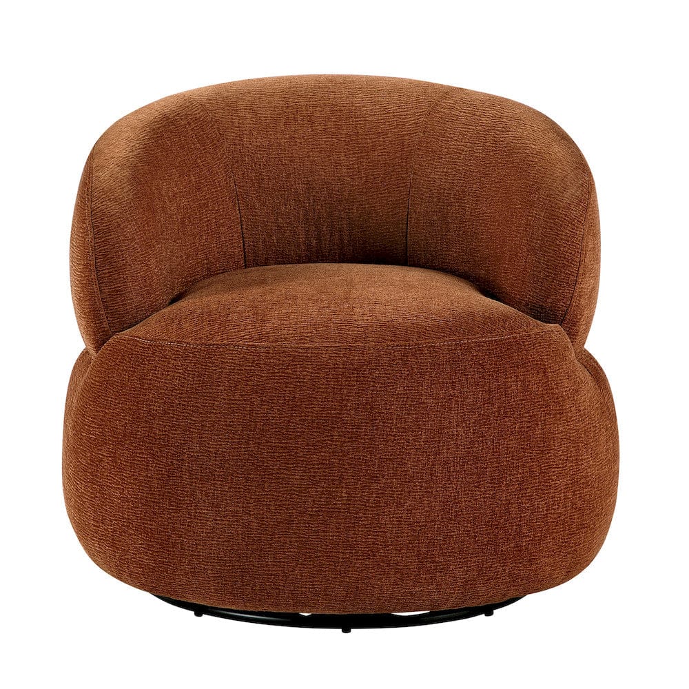 Homelegance  - Ruvo Swivel Chair in Rusty orange - 1241RST-1  view 7
