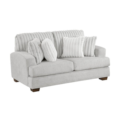 Homelegance  - Santiago Love Seat in Light gray - 9558LG-2  view 6