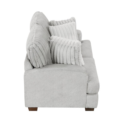 Homelegance  - Santiago Love Seat in Light gray - 9558LG-2  view 7