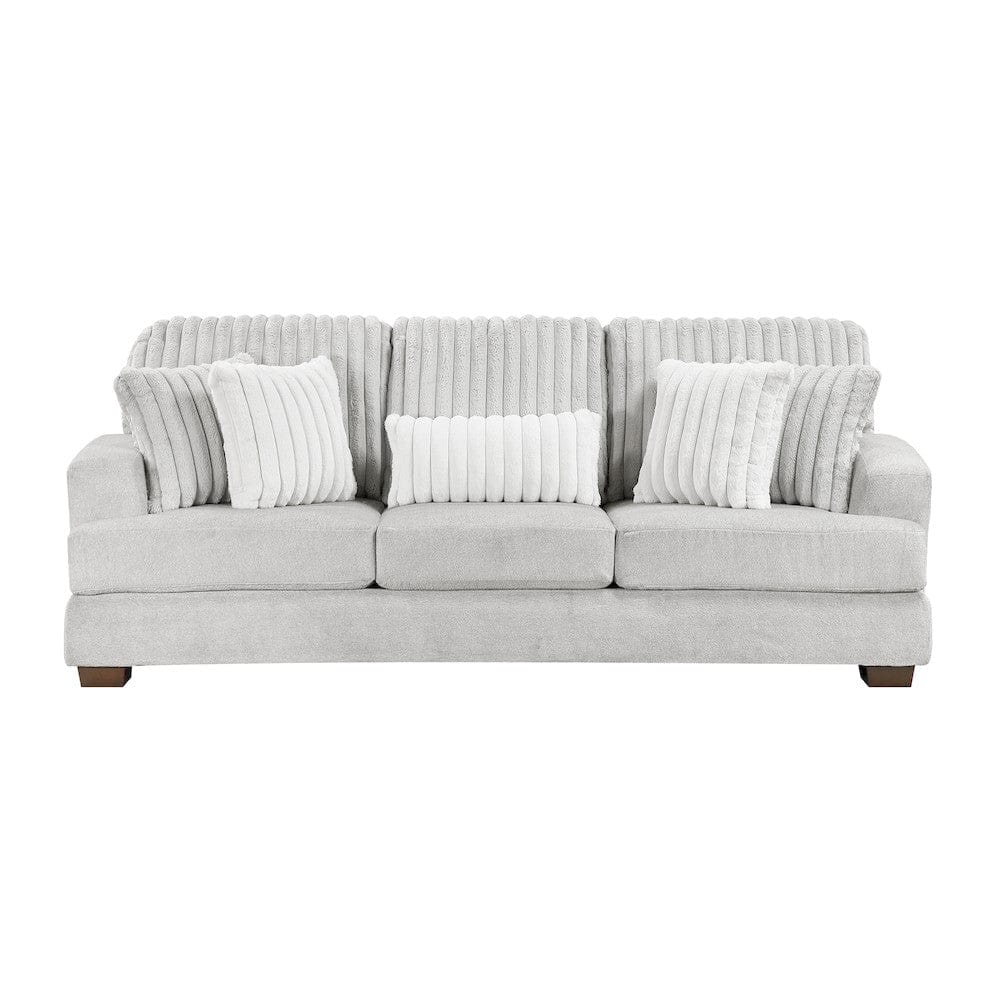Homelegance  - Santiago Sofa in Light gray - 9558LG-3  view 1
