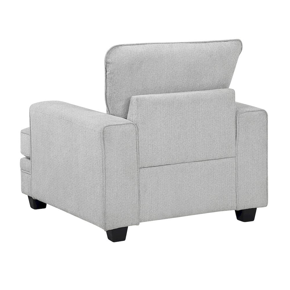 Homelegance  - Sarah Chair in Stone Gray - 9747SN-1  view 3