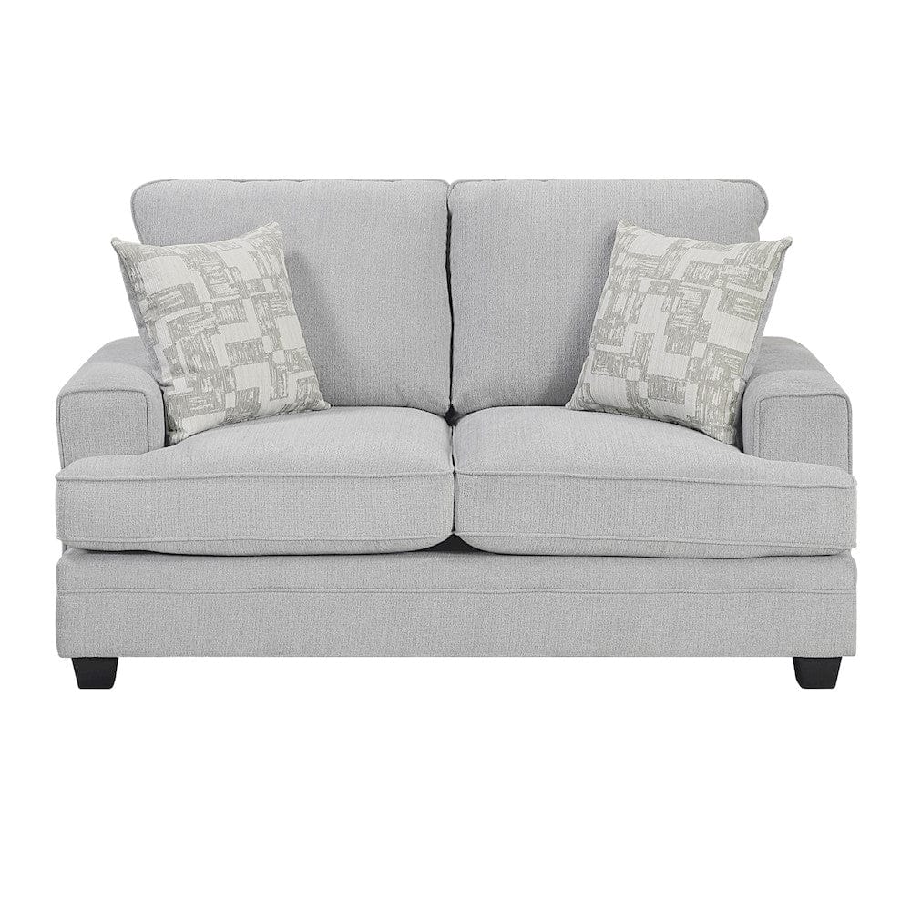 Homelegance  - Sarah Love Seat in Stone Gray - 9747SN-2  view 1