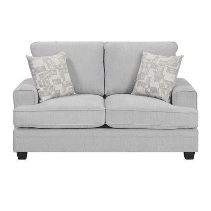 Homelegance  - Sarah Love Seat in Stone Gray - 9747SN-2  view 1