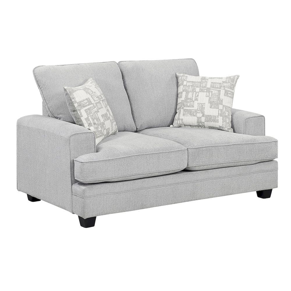 Homelegance  - Sarah Love Seat in Stone Gray - 9747SN-2  view 5