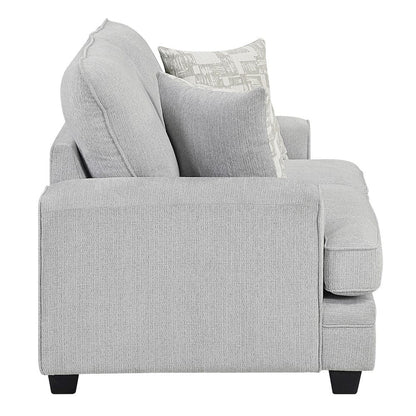 Homelegance  - Sarah Love Seat in Stone Gray - 9747SN-2  view 6