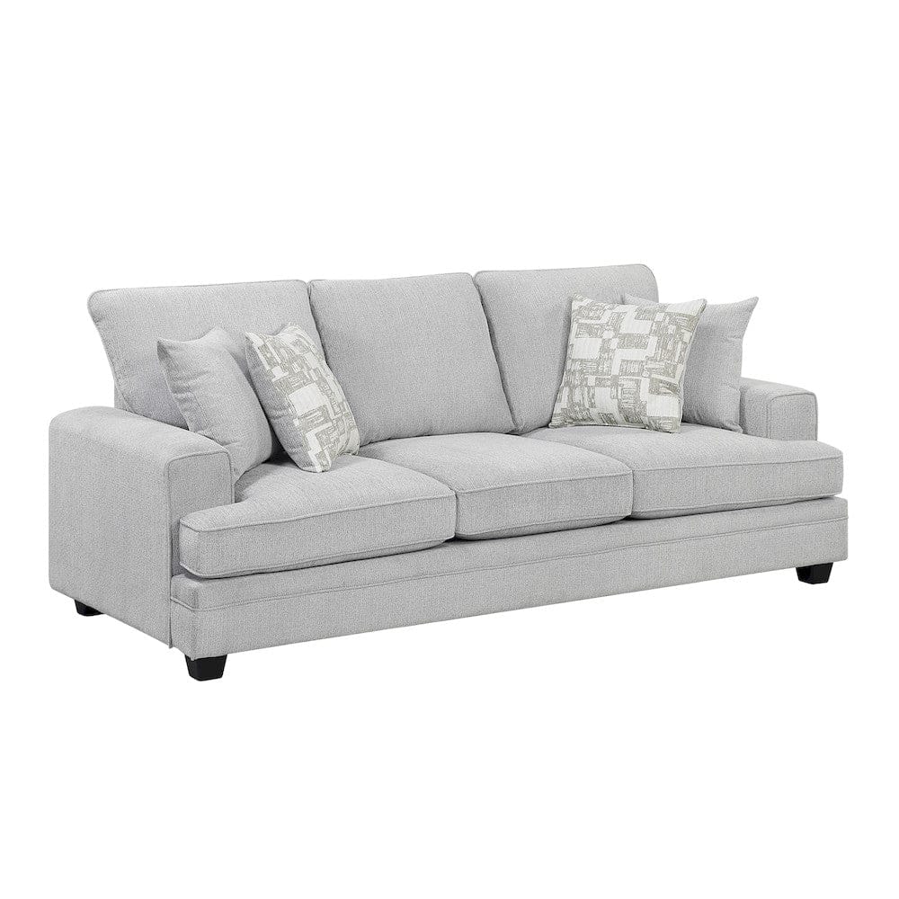 Homelegance  - Sarah Sofa in Stone Gray - 9747SN-3  view 6