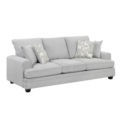 Homelegance  - Sarah Sofa in Stone Gray - 9747SN-3  view 6