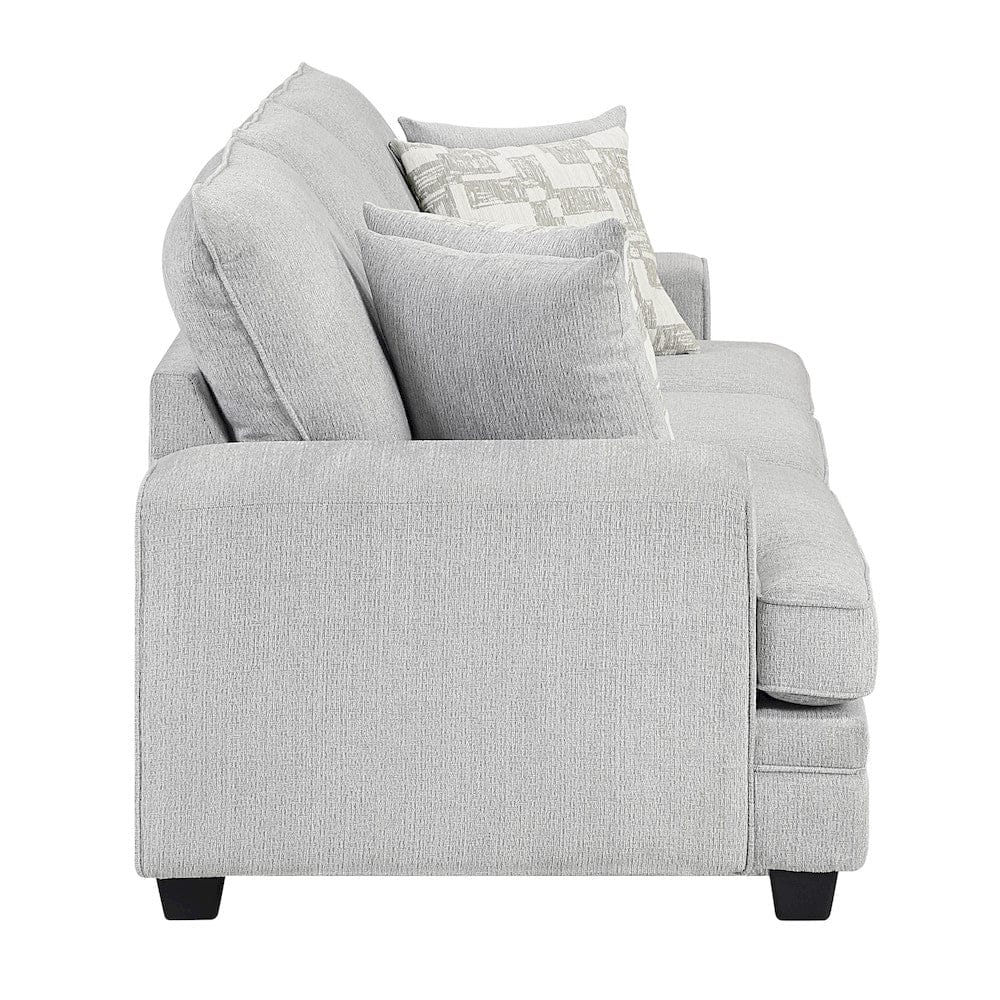 Homelegance  - Sarah Sofa in Stone Gray - 9747SN-3  view 7