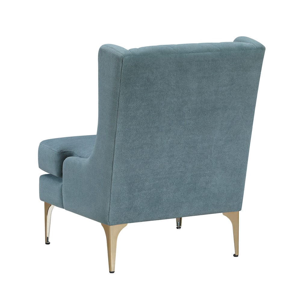 Homelegance  - Savoy Accent Chair in Blue - 1108BUE-1  view 3