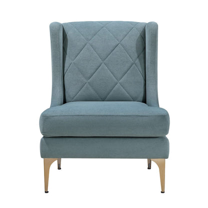 Homelegance  - Savoy Accent Chair in Blue - 1108BUE-1  view 4