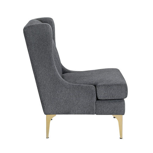 Homelegance  - Savoy Accent Chair in Dark gray - 1108DGY-1  view 2