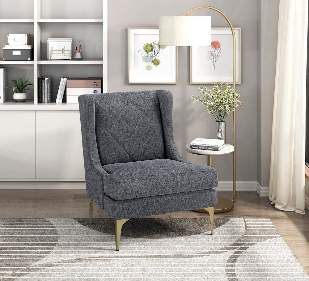 Homelegance  - Savoy Accent Chair in Dark gray - 1108DGY-1  view 6