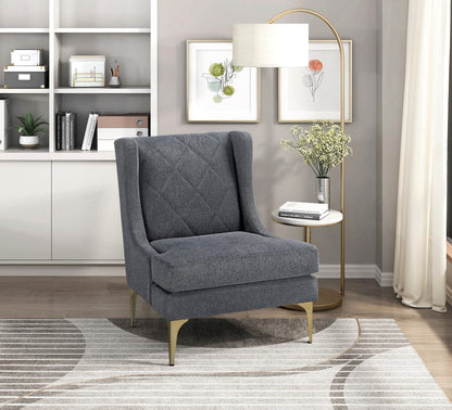 Homelegance  - Savoy Accent Chair in Dark gray - 1108DGY-1  view 6