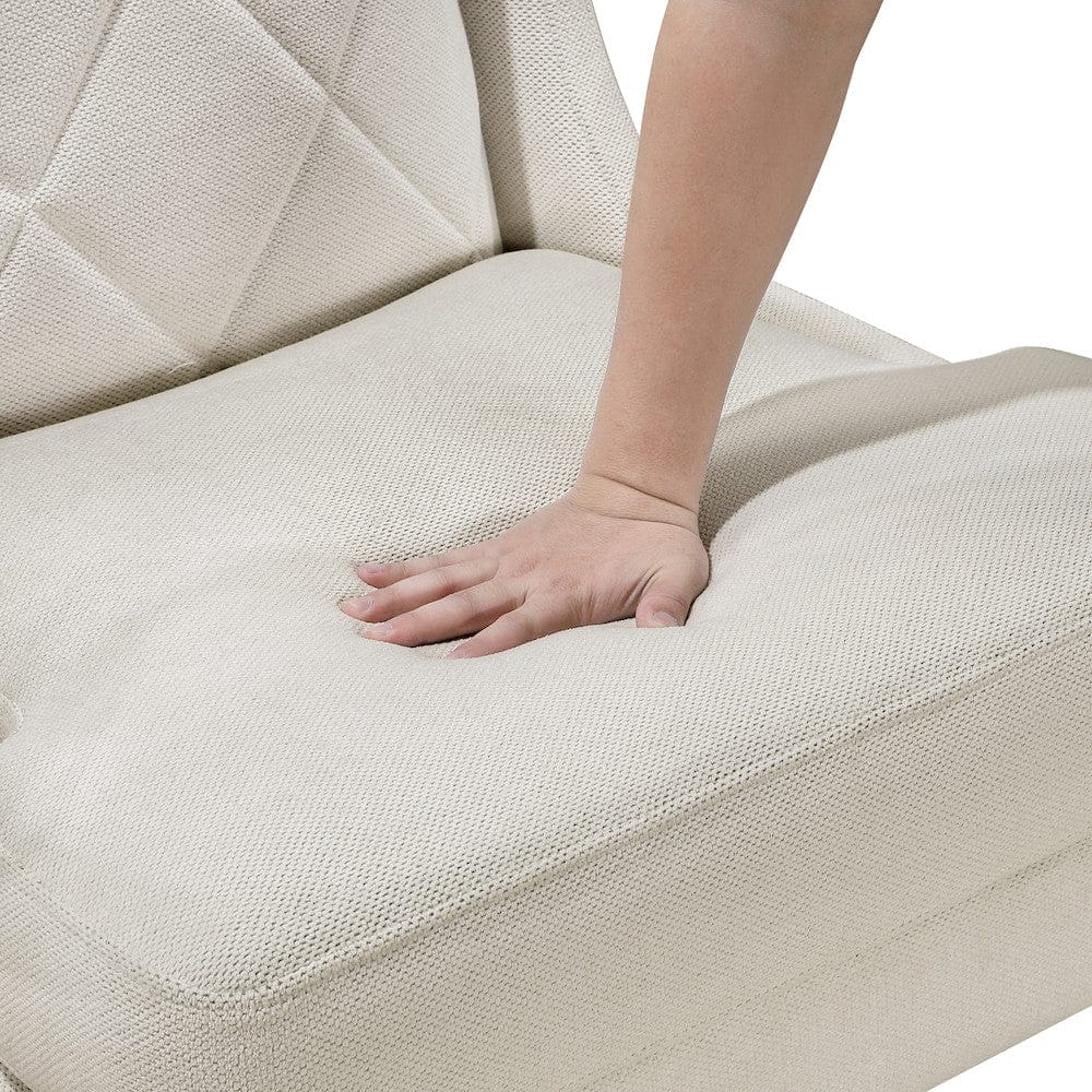 Homelegance  - Savoy Accent Chair in Taupe - 1108TPE-1  view 3
