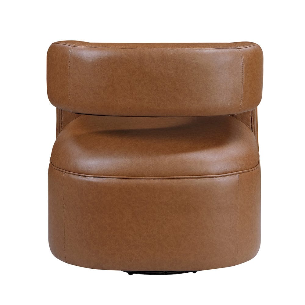 Homelegance  - Sawyer Swivel Chair in Camel - 1123CAM-1  view 5