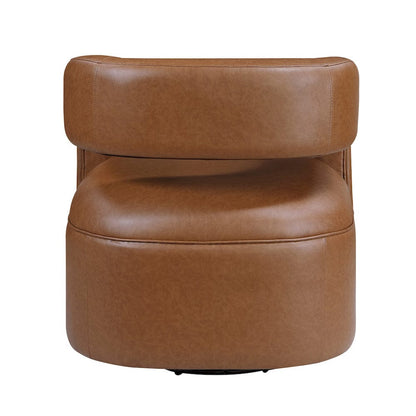 Homelegance  - Sawyer Swivel Chair in Camel - 1123CAM-1  view 5