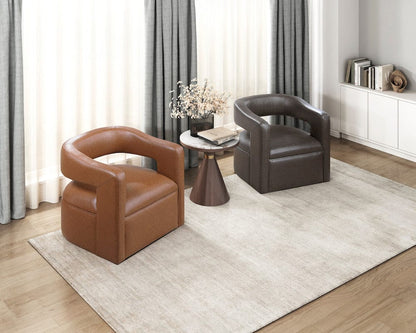 Homelegance  - Sawyer Swivel Chair in Camel - 1123CAM-1  view 9