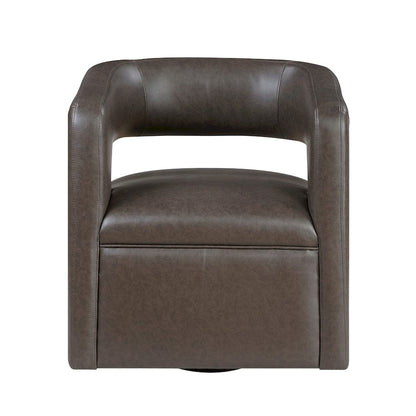 Homelegance  - Sawyer Swivel Chair in Dark coffee - 1123COF-1  view 1