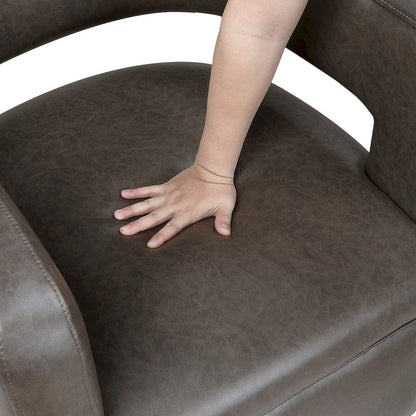 Homelegance  - Sawyer Swivel Chair in Dark coffee - 1123COF-1  view 7