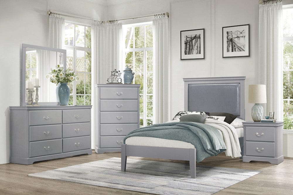 Homelegance  - Seabright Night Stand - 1519GY-4  view 5
