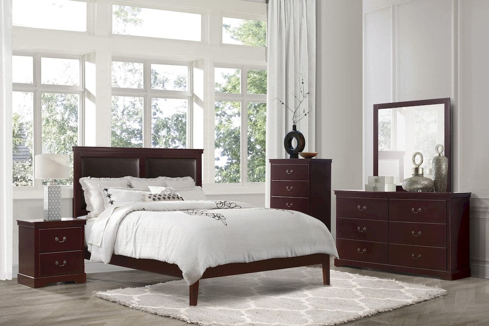 Homelegance  - Seabright Queen Bed in Brown - 1519CH-1x  view 5