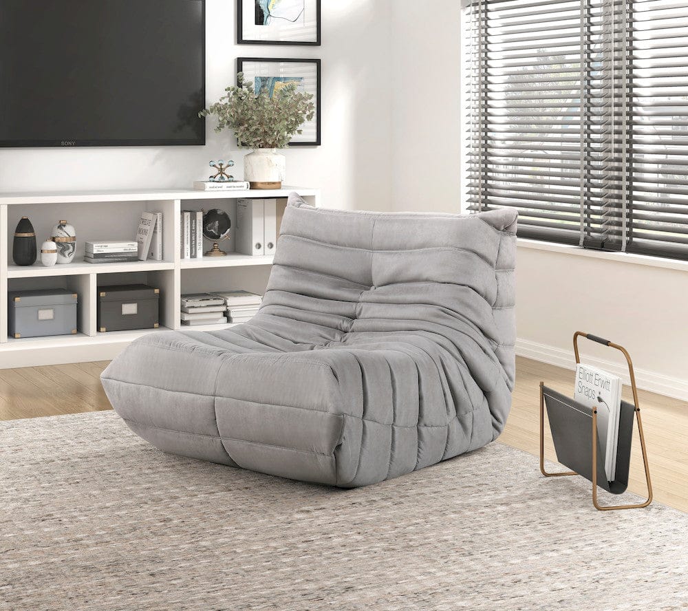 Homelegance  - Seven Accent Chair (no Wooden Frame) in Gray - 1203GY-1  view 5