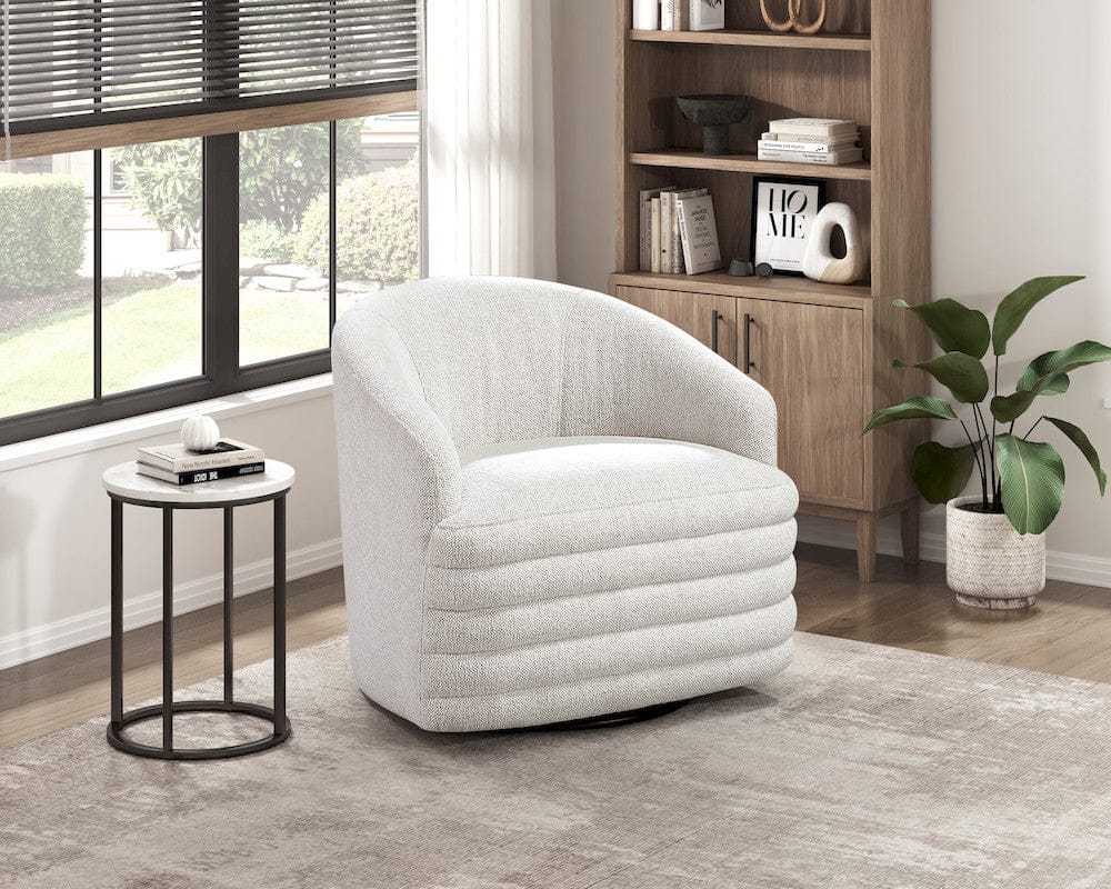 Homelegance  - Seville Swivel Chair in Beige - 1035BE-1  view 2