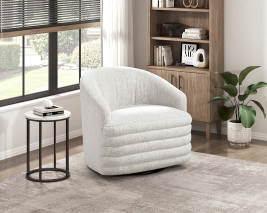 Homelegance  - Seville Swivel Chair in Beige - 1035BE-1  view 2